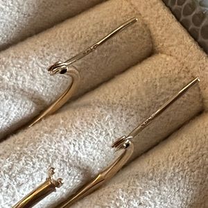 14k Yellow Gold Hoops